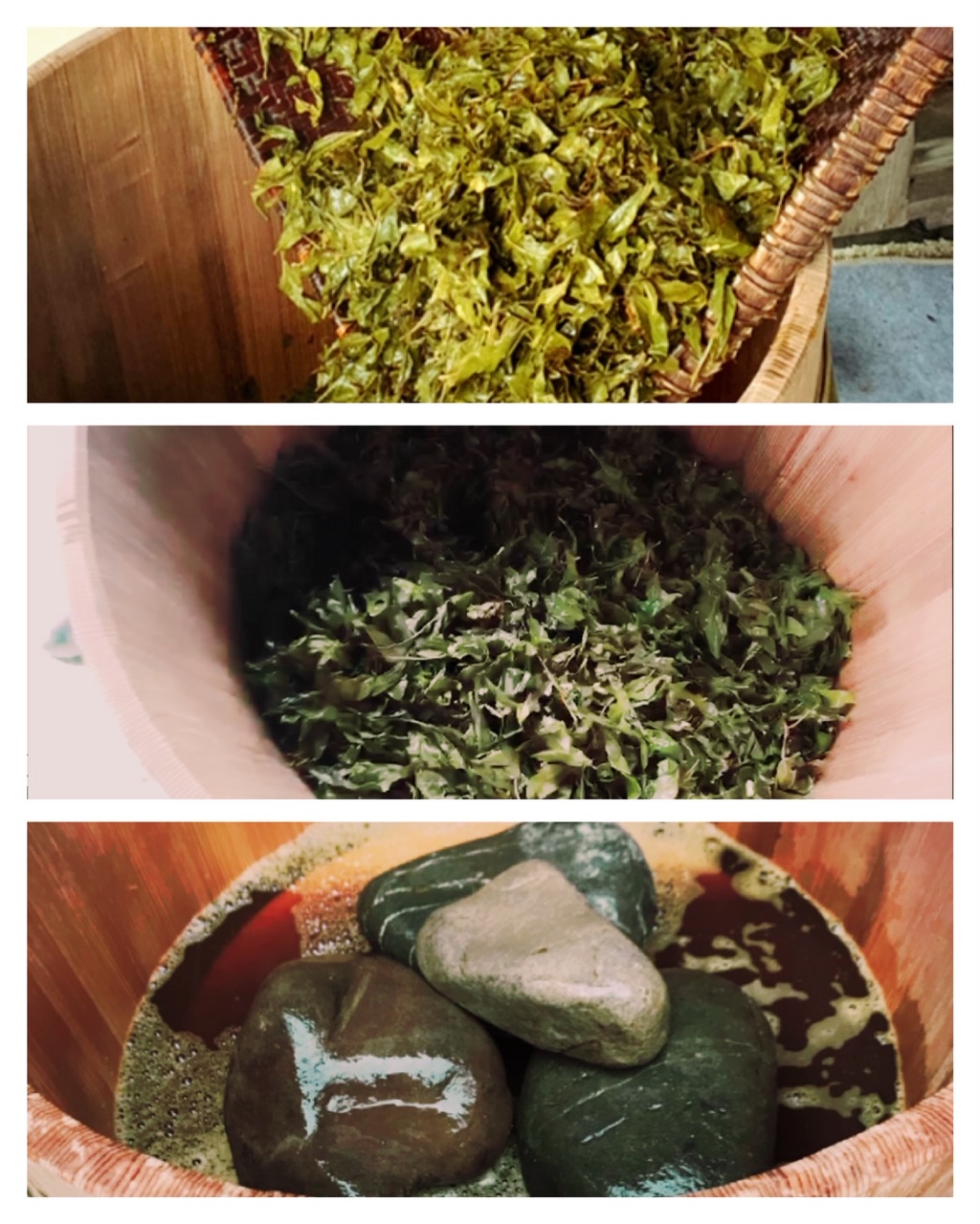 阿波晩茶の発酵